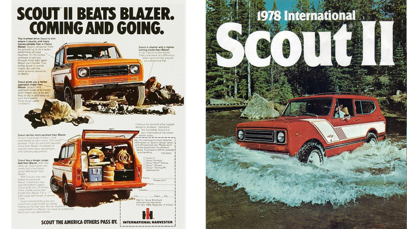 Illustration for article titled Which International Scout Should I Buy: Original 80/800 Or Scout II?